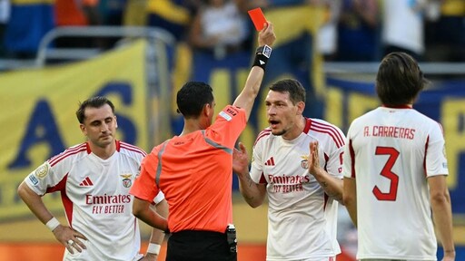 Boca en Benfica in evenwicht op WK in duel met 3 rode kaarten