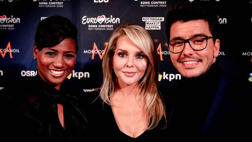 Voorbereidingen voor songfestivalpresentatoren in 'volle gang'