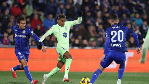Barcelona slaagt er opnieuw niet in om in La Liga te winnen van Getafe