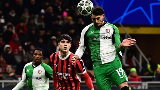 Zieke Carranza kopt Feyenoord naar achtste finales