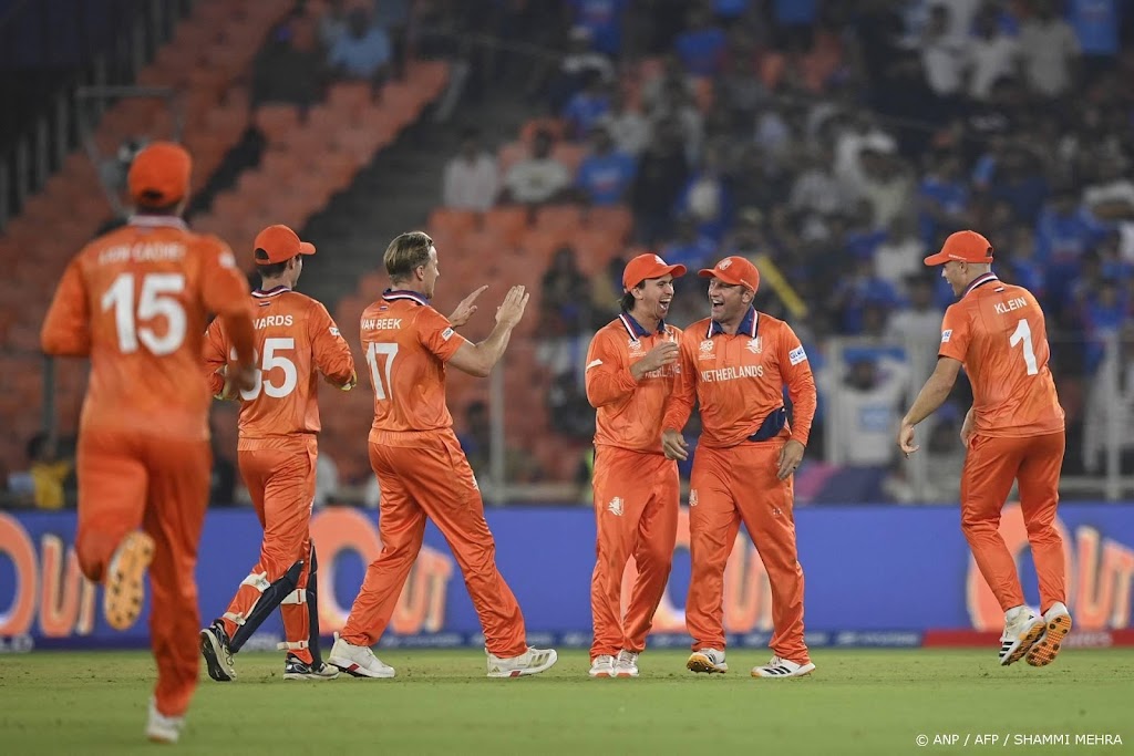 Nederlandse cricketers kunnen niet stunten tegen India op WK
