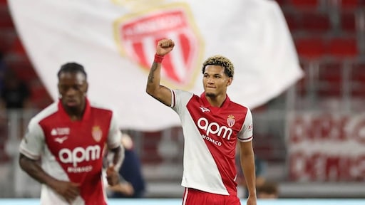 AS Monaco na late zege op Lens bovenaan in Frankrijk