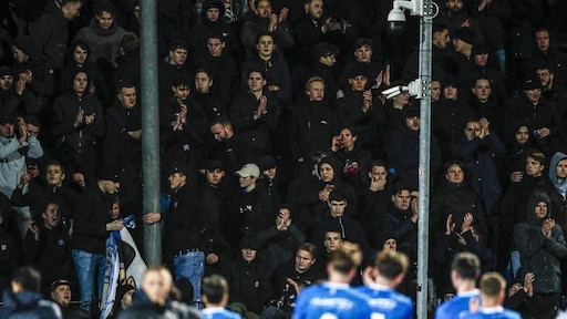 Thuisduel FC Den Bosch gestaakt na wangedrag van fans