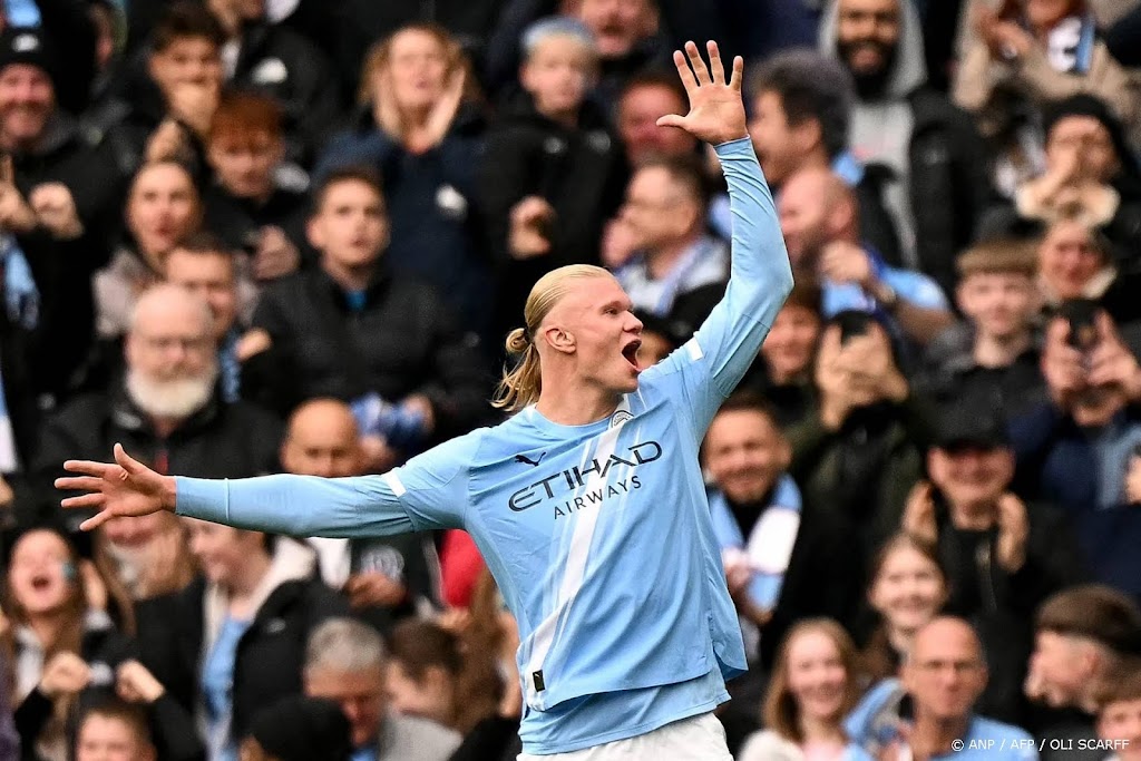 Haaland weer twee keer trefzeker voor winnend Manchester City