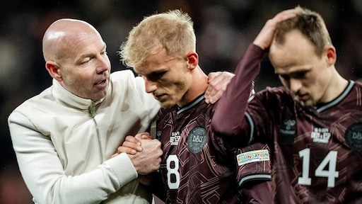 Denemarken blijft nummer 2 achter Spanje in de Nations League