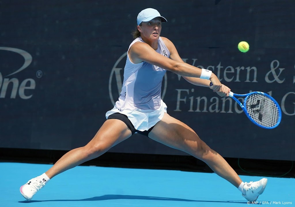 Swiatek wint finale Cincinnati van Paolini