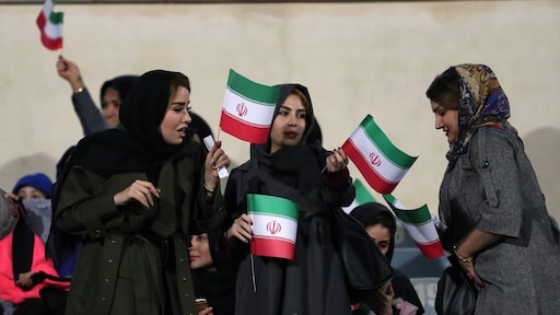 Iraanse vrouwen zijn voortaan welkom bij voetbalinterlands