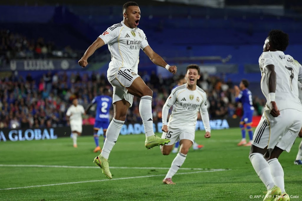 Real Madrid koploper in La Liga na zege bij Getafe