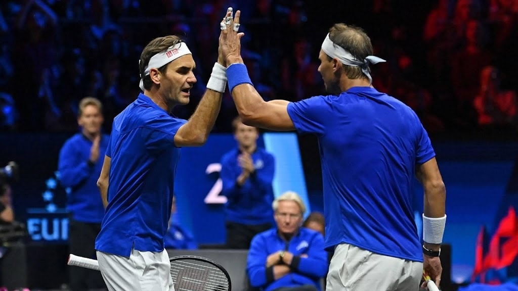 Roger Federer staat met emotioneel bericht stil bij afscheid Rafael Nadal