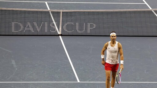 Media: afscheidnemende Nadal in Davis Cup tegen Van de Zandschulp