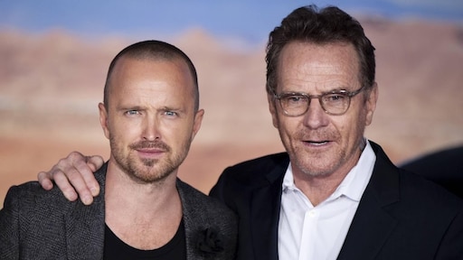 Breaking Bad-collega Bryan Cranston peetvader kind Aaron Paul