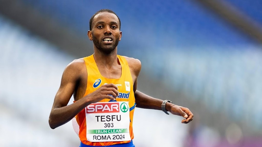 Filmon Tesfu eindigt als dertigste op WK halve marathon in Kopenhagen
