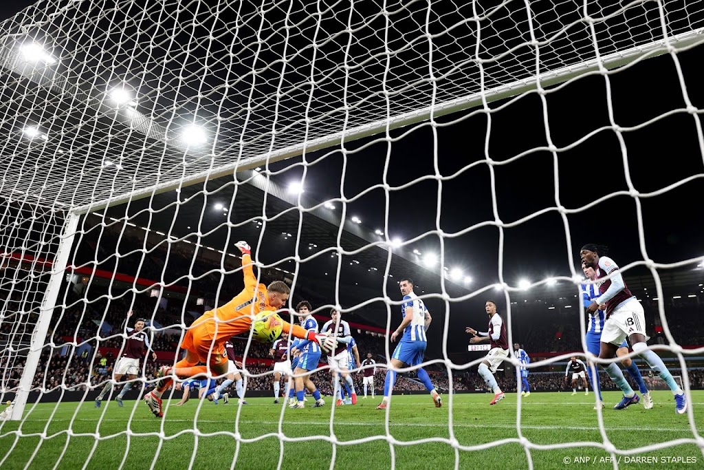 Aston Villa verspeelt punten in strijd om bovenste plaatsen