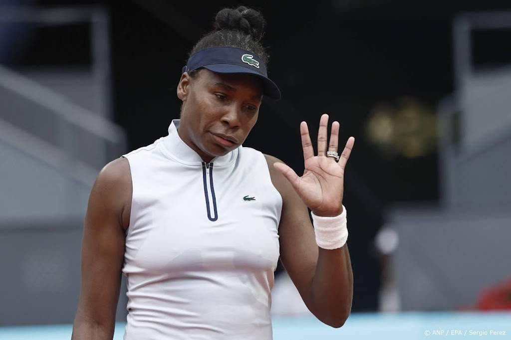 Venus Williams verliest van Spaanse Quevedo bij rentree op gravel