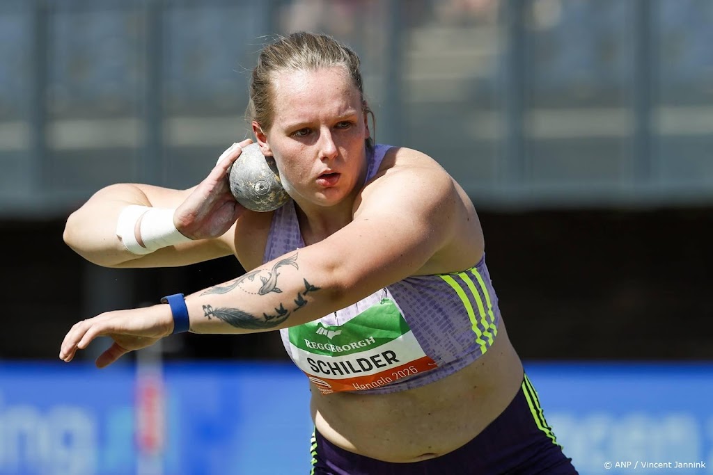 Schilder wint met ontstoken vinger kogelstoten op FBK Games