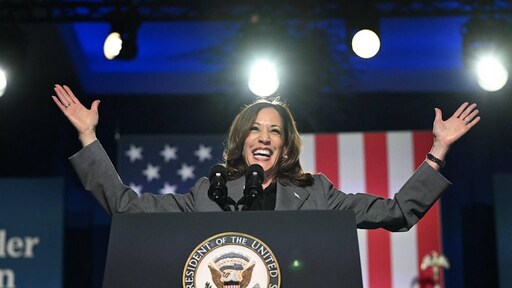 Kamala Harris is 'erg trots' op steun van Taylor Swift