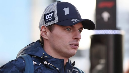 Verstappen zoekt naar betere bandengrip op koude baan Las Vegas