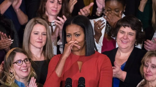Michelle Obama steunt scholieren Florida