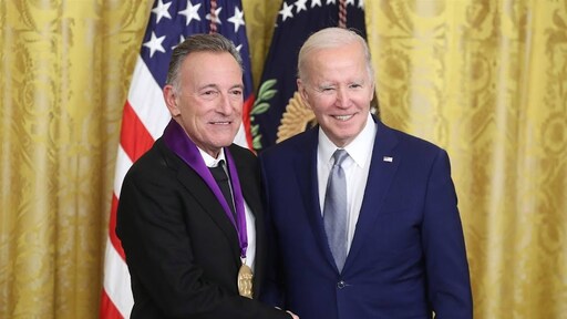 Bruce Springsteen krijgt belangrijke onderscheiding van Biden