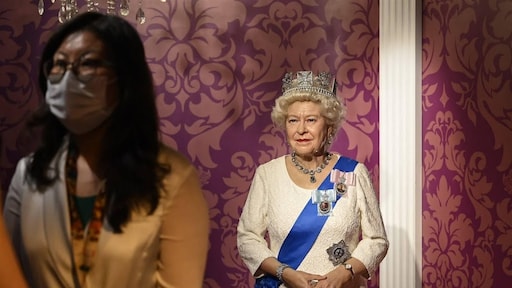 Queen Elizabeth tijdelijk in Madame Tussauds Amsterdam