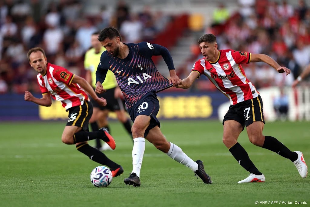 Tottenham Hotspur gaat hard onderuit bij Brentford