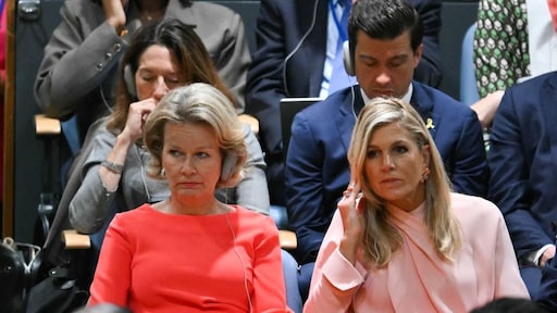 Máxima en Mathilde samen bij VN-vergadering in New York