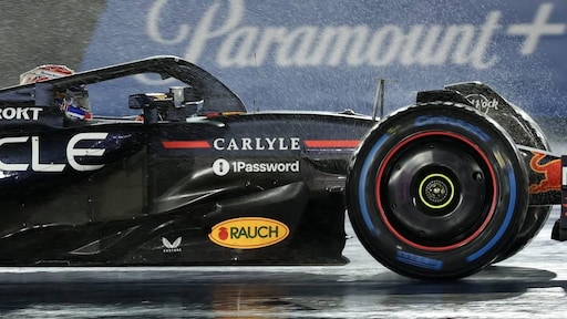 Verstappen tweede in natte kwalificatie Las Vegas, Norris op pole