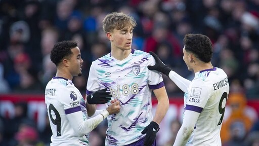 Huijsen en Kluivert leiden Bournemouth langs ManUnited