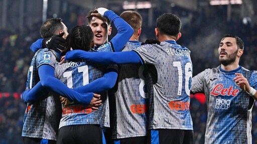 Atalanta na elfde competitiezege op rij weer aan kop in Serie A