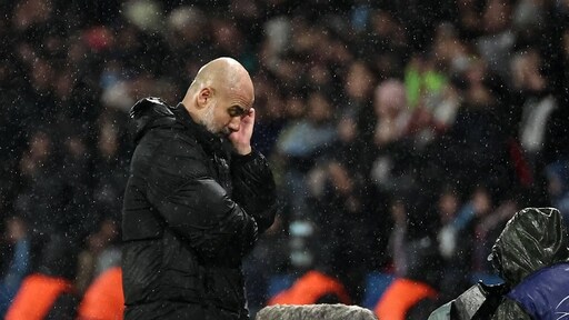 Mancity Coach Guardiola bereidt zich voor op een volledig bescheiden week