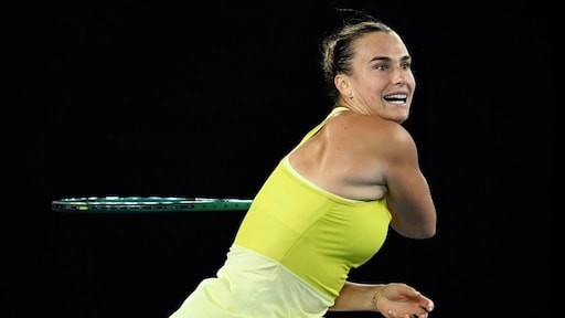 Sabalenka bereikt voor de derde keer op rij de finale van de Australian Open