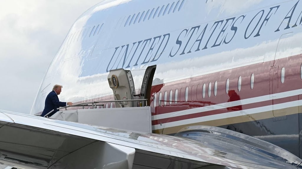 Image for the article: Dagvaarding journalisten NYT over vliegtuig Trump opgeschort