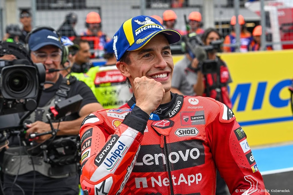 Márquez voor dertiende keer de snelste in sprintrace MotoGP