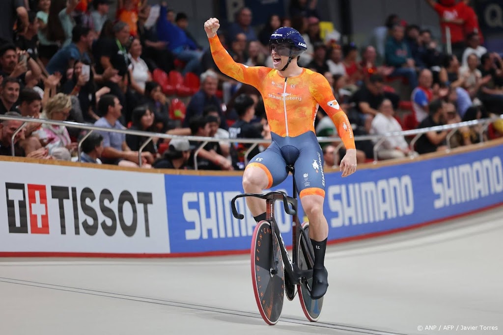 Lavreysen op WK baan naar herkansingen op onderdeel keirin