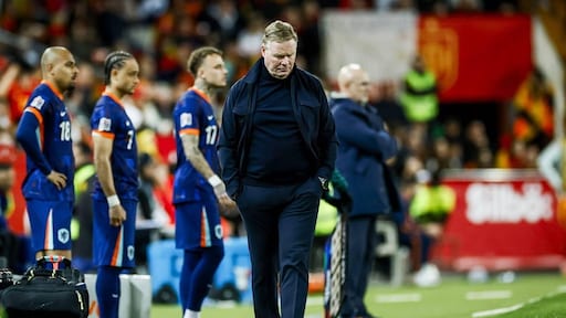 Teleurgestelde Koeman: Oranje hoeft zich niets te verwijten