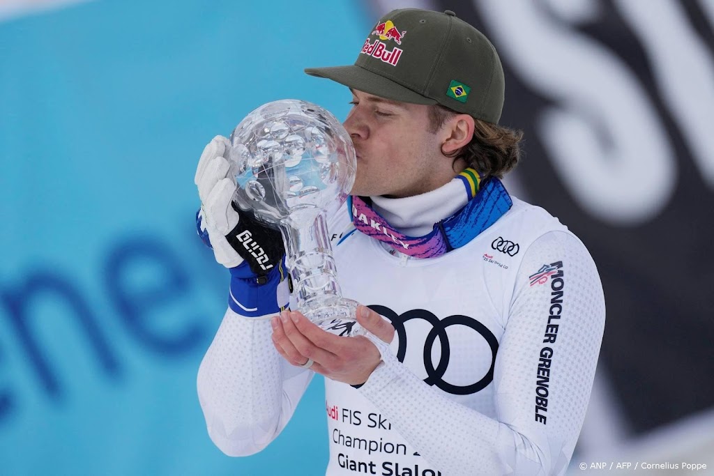 Skiër Braathen wint op de valreep wereldbeker reuzenslalom