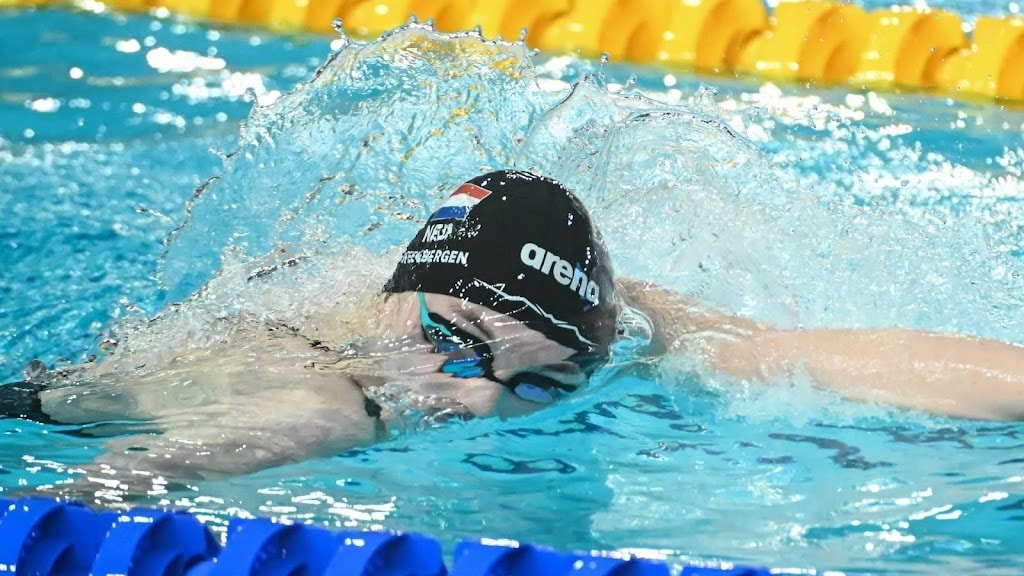 Steenbergen verbetert Nederlands record op 100 meter vrije slag