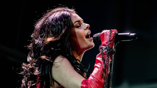 Davina Michelle voelde veel zenuwen bij Robbie Williams-shows: 'Op 200%'