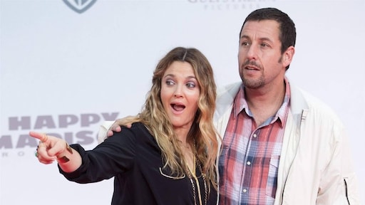 Drew Barrymore en Adam Sandler hinten op nieuwe film