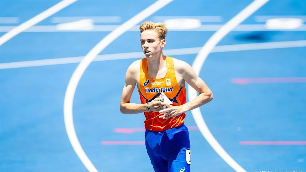 Laros loopt 800 meter op FBK Games