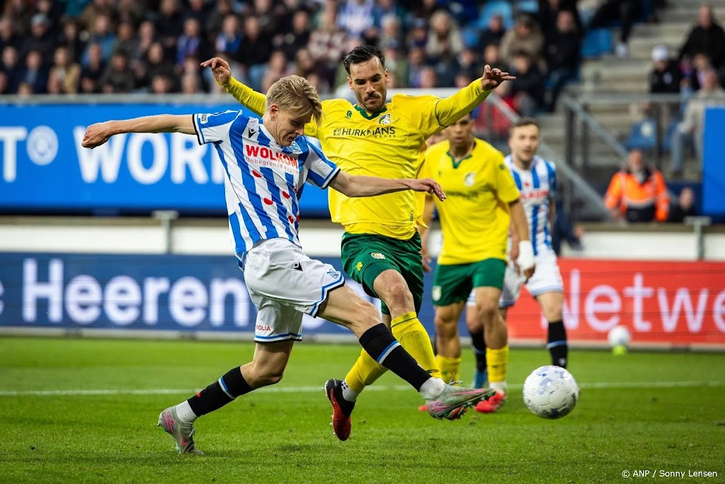 Heerenveen neemt met zege afstand van Groningen en Sparta