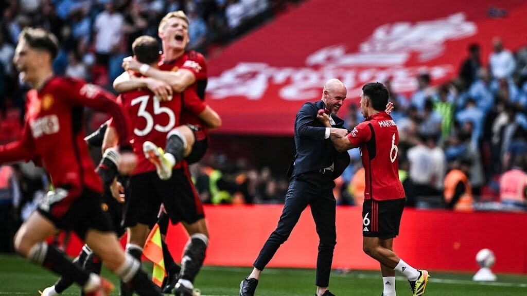 Bekritiseerde trainer Ten Hag wint FA Cup met Manchester United