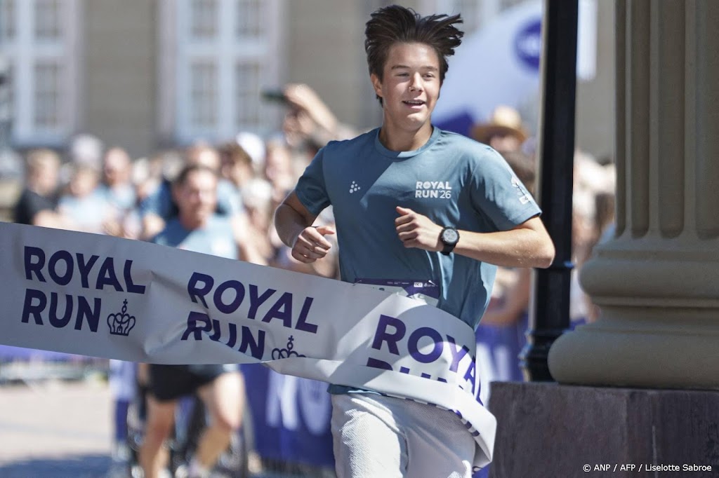 Prins Vincent eindigt als eerste royal bij Deense hardloopdag