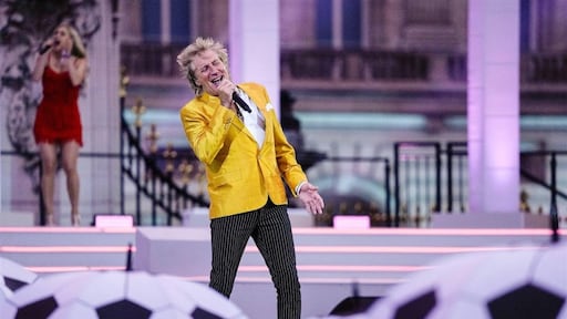 Rod Stewart vervult Legend Slot op festival Glastonbury