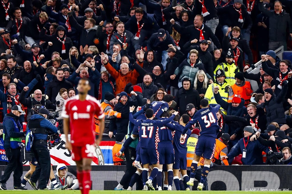 PSV stunt in Champions League met zege (1-4) op Liverpool 