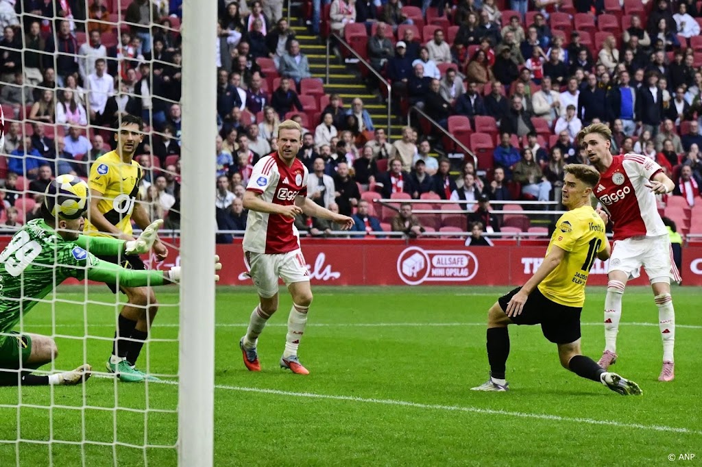 Ajax wint in de Johan Cruijff ArenA met 2-1 van NAC