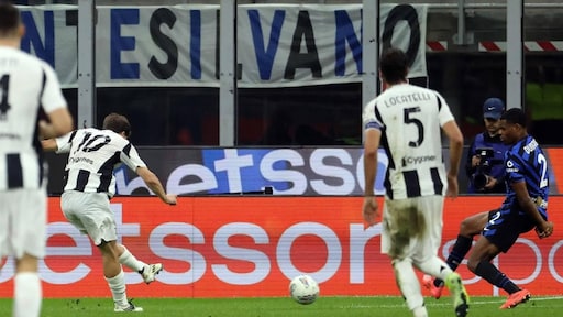 Geen winnaar in de topper tussen Internazionale en Juventus