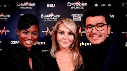 Chantal, Edsilia en Jan trots op songfestivaldebuut