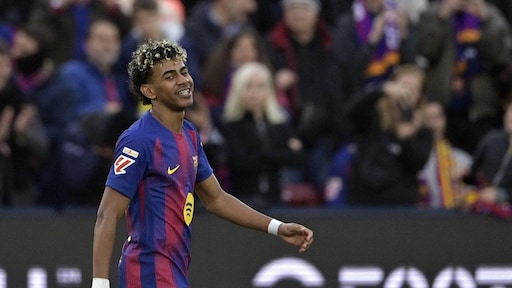 Barcelona wint dankzij hattrick Lamine Yamal ruim van Villarreal