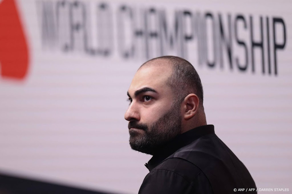 Iraniër Vafaei stunt op WK snooker: maak mijn volk blij met keu